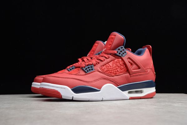 

4s womens mens designer discount luxury handsome shoes j4 basketball shoes iv gz red white sneakers original box outlet