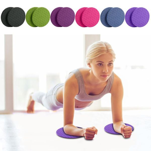 

1 pair plank workout round knee pad fitness sport protective anti-slip yoga mats exerciser equipments gym training