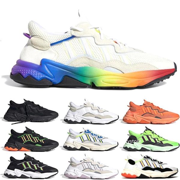 

new solar yellow pride 3m reflective xeno ozweego for men women casual shoes cloud white black era pack trainer s sports sneakers chaussures