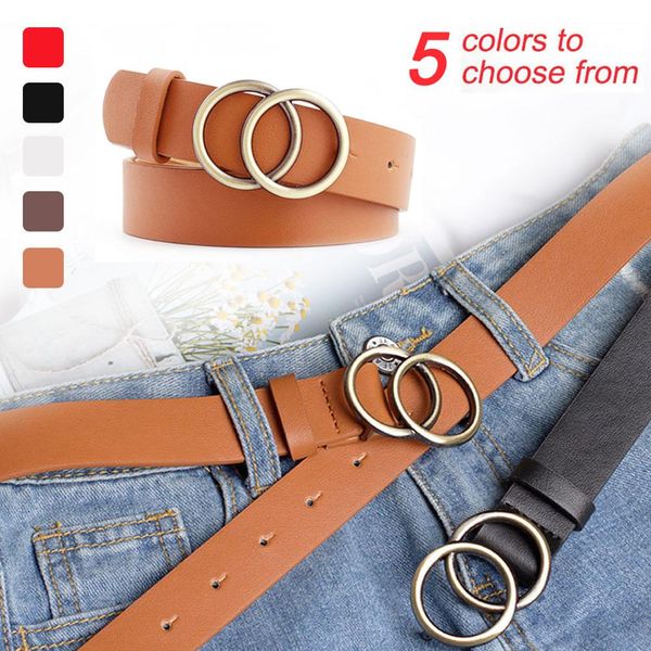 

jeans women belt fashion design women gold buckle waist belts leather strap cummerbund waistband for girl dress, Black;brown