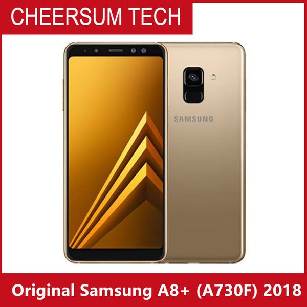 

ale unlocked refurbished original samsung galaxy a8+ a730f 2018 dual sim cellphone octa core 4gb/32gb 6.0 inch 16mp 4g lte post
