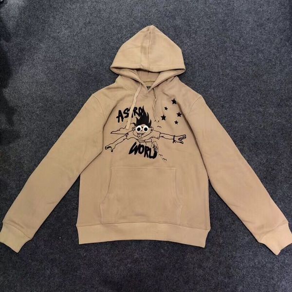 

2019 a troworld travi cott thrill and chill hoodie men women fa hion harajuku hip hop fw18 fly hoodie weatpant clothe xl, Black