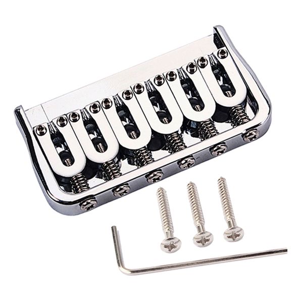 

6 string saddle bridge with screws wrench for st electric guitar