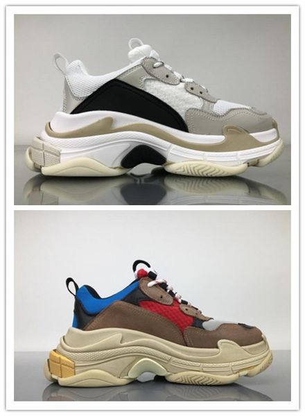 

2019 hot sale of Paris famous designer vintage sports shoes for men and women running casual combination of six layers 44