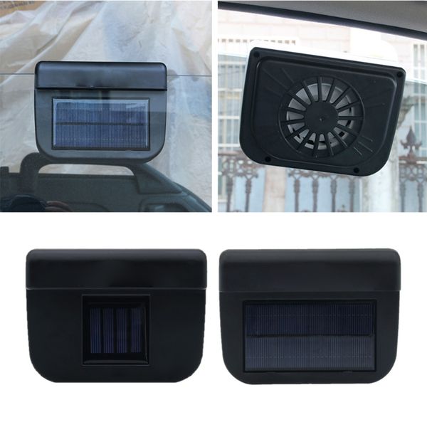 

solar power mini air conditioner car auto air vent cool fan portable conditioner