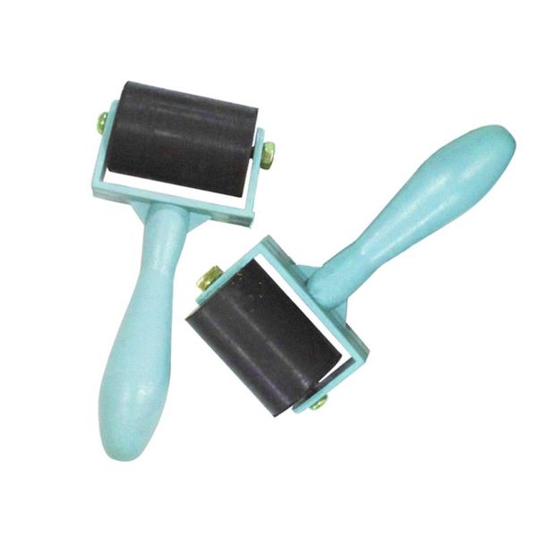 

2 pcs rubber glue roller for anti skid tape construction tools, printmaking