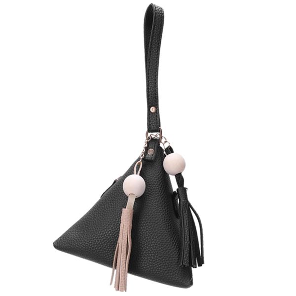

hand bags tassel bead women bag(black