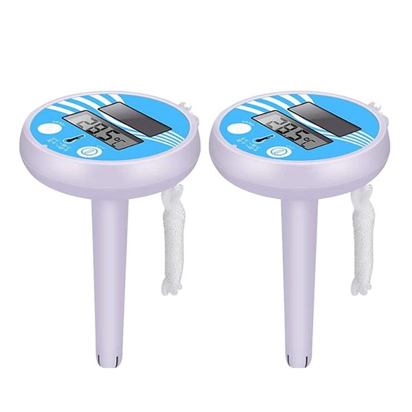 

new 2 pcs solar swimming pool thermometer , floating swimming pool thermometer, resistant for pools