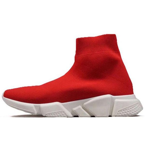 

2019 triple black white green designer socks shoes speed trainer oreo flat fashion socks boots men women training sneakers size 36-45