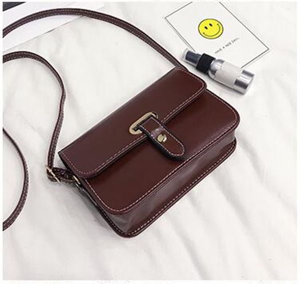 

women's bag fall and winter 2019 new fashion colourful fashion retro belt buckle women's bag xs866