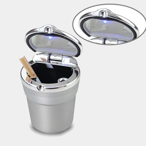 

portable car ashtrays bin dust garbage for car interior accessories auto ashtray universal cigarette cylinder holder smokeless