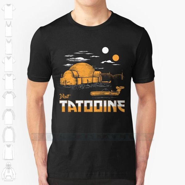 

visit tatooine custom design print for men women cotton t shirt big size 6xl tatooine visit sandy, White;black