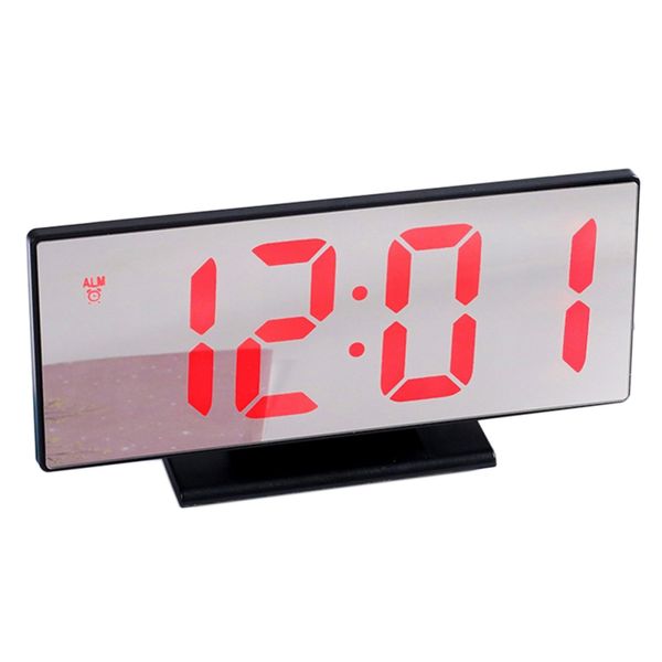 

multi-function led mirror alarm clock portable household electronic digital clock