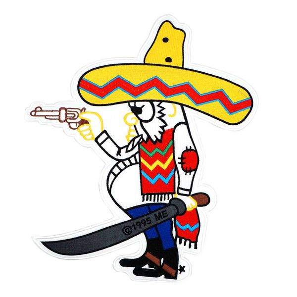 

Патч Bandidos MC с вышивкой на коже