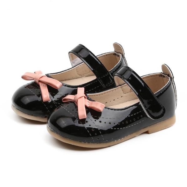 

baby girls sandals princess shoes girl' casual school shoes comfortable soft leather flats shoe children sweet sandalias bebes, Black;grey