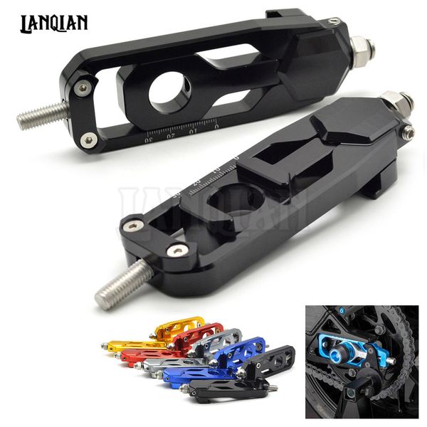 

cnc aluminum chain adjusters tensioners catena for yamaha mt09 fz09 2014 2015 mt-09 fz-09 mt fz 09 fj-09 fj09 black/blue/red