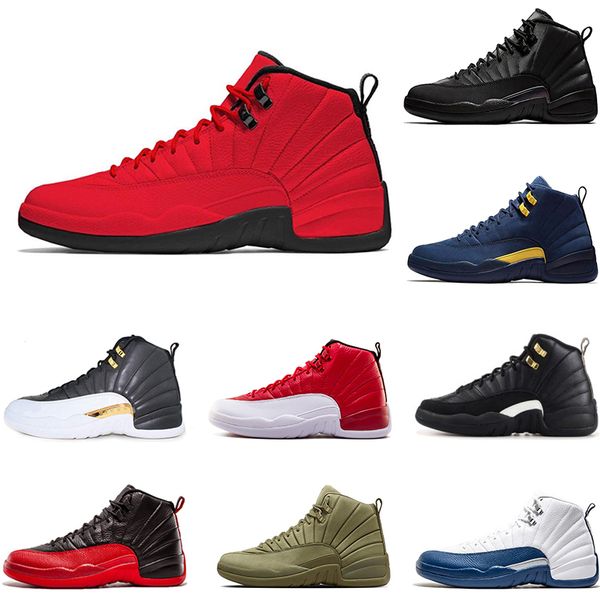 

New arrivals WNTR 12 Basketball Shoes the master Gamma Blue hyper jade Gym Red Deep Royal Suede 12s XII trainer Sports Sneakers 7-13