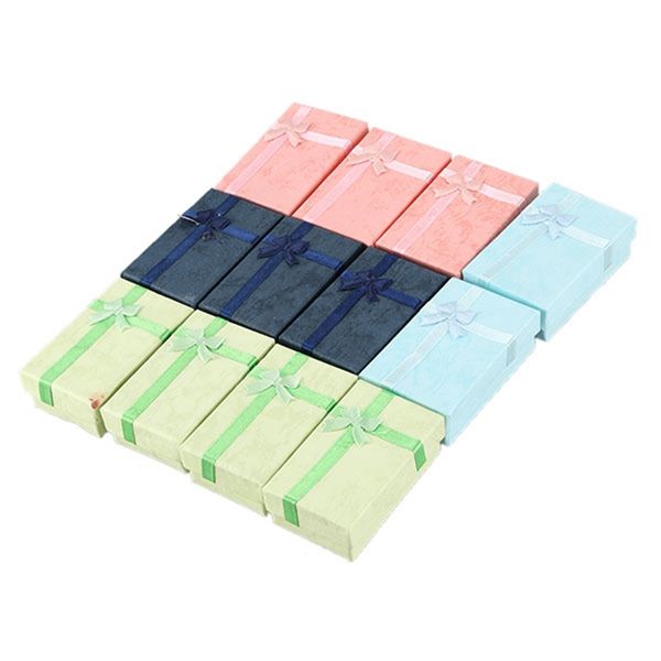 

12pcs assorted jewelry gifts boxes for jewelry display, Pink;blue