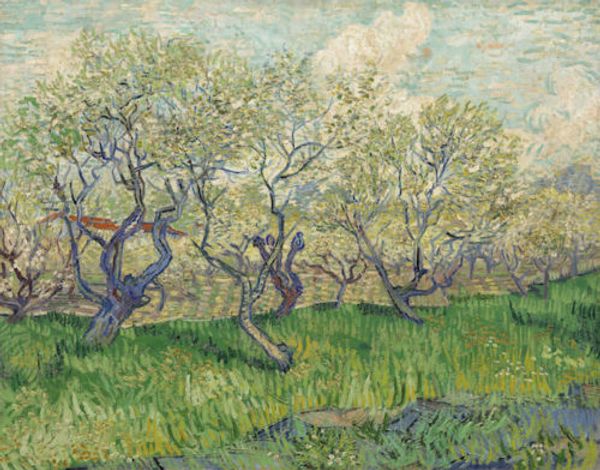 

vincent van gogh oil painting on canvas wall decor orchard in blossom home decor handpainted &hd print wall art canvas pictures 191029
