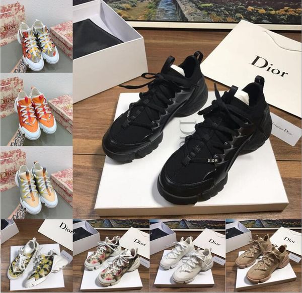 

quality dÃ¬or d-connect shoes womens brand fashion 2020 luxury designer ins breathable platform daddy sports casual running sneakers, Black