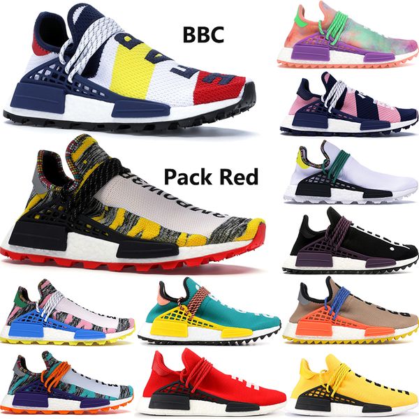 

2020 nmd human race bbc multi color pharrell oreo nobel ink mens running shoes pharrell williams womens designer shoes eur36-46