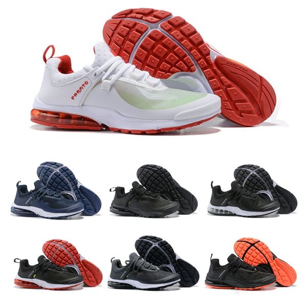

new presto prestos 3 comfort breathable net gauze mens running shoes for white black blue red sneakers fashion sports shoes training 40-45