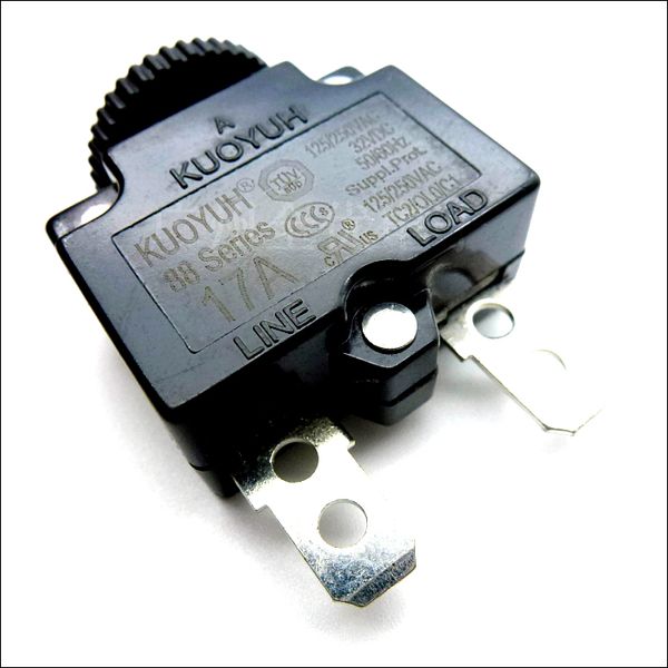 

circuit breakers 88 series 17a taiwan kuoyuh overcurrent protector overload switch