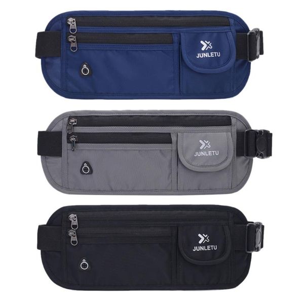 

ultra light anti-theft bodypack new nylon slim travel pouch bag hidden compact money passport id waist holder bag coin bags 2020