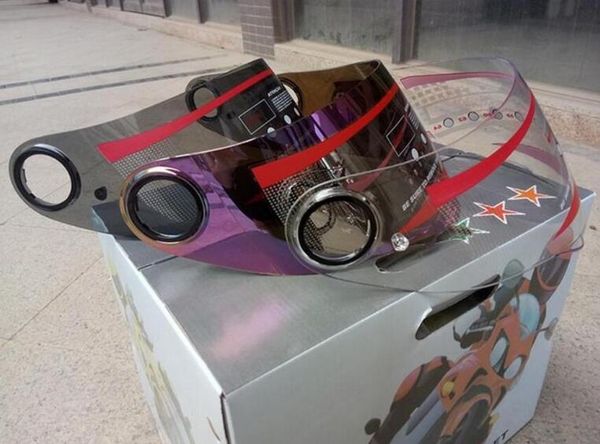 

motorcycle full face helmet visor for malushun brand pc material wear-resistant lens