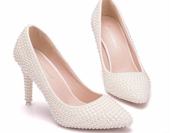 

women's shoes in spring and autumn high fine heel pointed end@qwer376, Black