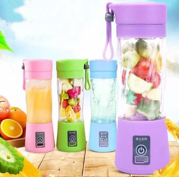 

portable usb electric fruit juicer handheld vegetable juice maker blender rechargeable mini juice making cup with charging cable