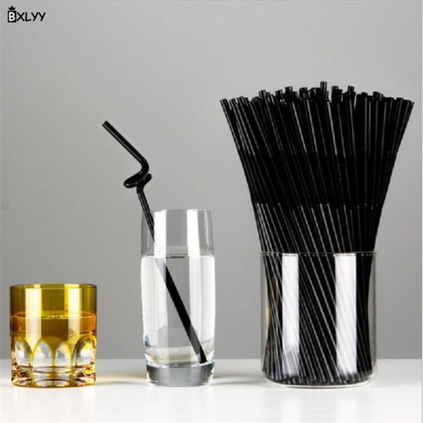 

bxlyy new 50pc black and white two-color straw coffee juice drink cocktail straw bar tools children birthday party supplies.7z