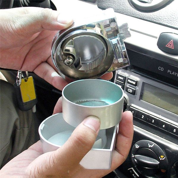 

mini car ashtray portable travel cigarette smokeless cylinder latest