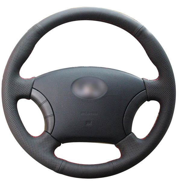 

black natural leather car steering wheel cover for great wall haval hover h3 h5 wingle 3 wingle 5