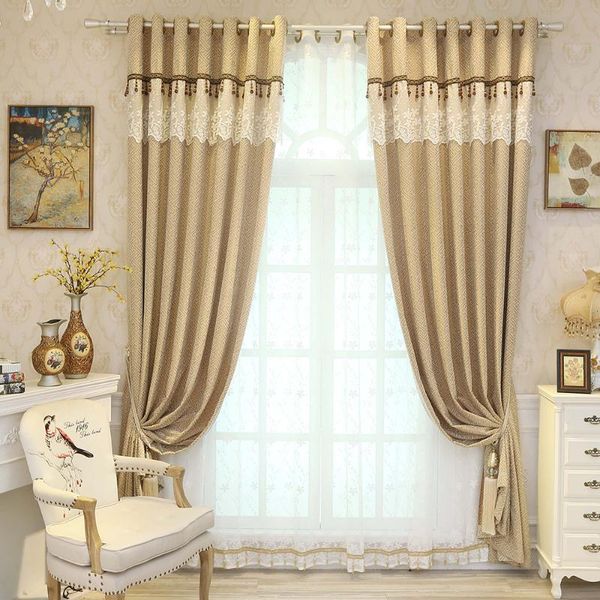 

curtain & drapes modern minimalist curtains for living room bedroom upscale chenille shade solid color left and right biparting open