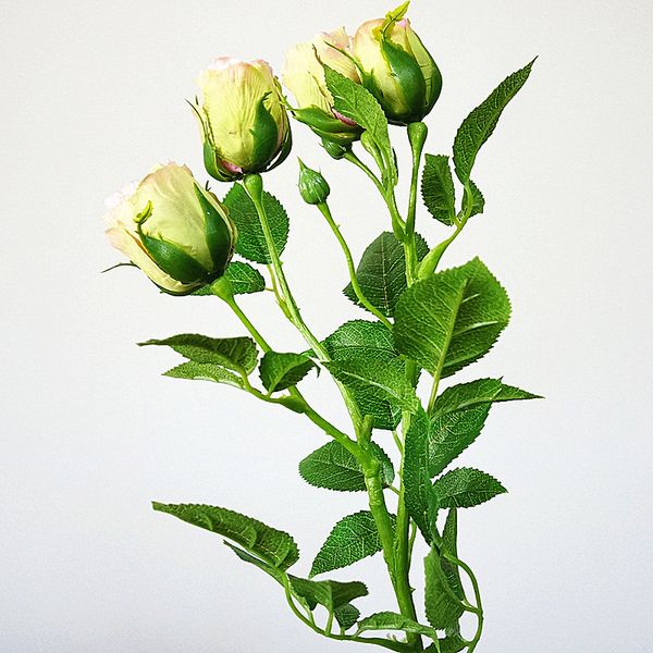 

valentine\'s day gifts artificial fake roses flannelet flower wedding home decors