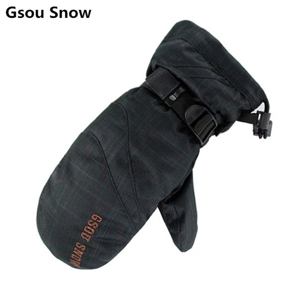 

gsou snow winter ski mittens snow mitts snowboard gloves men ski gloves guantes ciclismo invierno guantes esqui handschoenen
