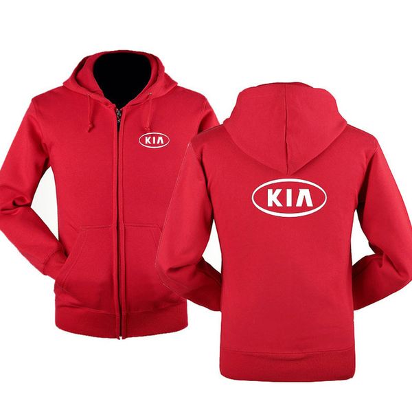 

winter hoodie male kia long sleeve hoodies men zipper sweatshirt hoodies mens hooded coat jacket t
