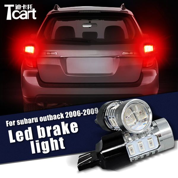 

tcart car led brake lights 7443 5730 15smd for outback 2006 2007 2008 2009 accessories
