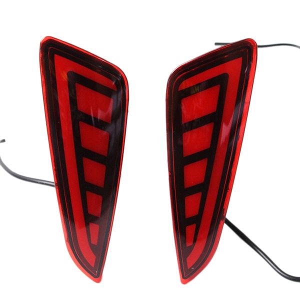 

1 pair car rear fog lights led drl bumper light for c-hr chr 2016 - 2018