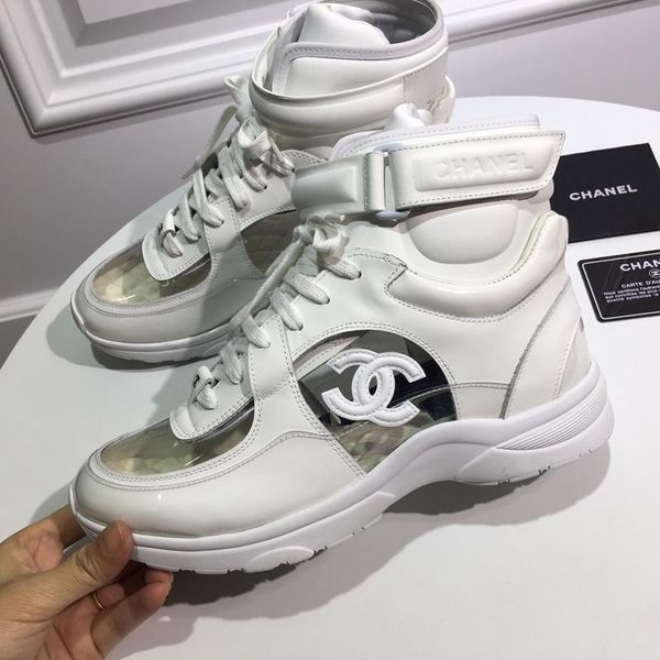 

Trainer calf kin lycra neaker high lace up women luxury de igner hoe uede men leather neaker with box ll39