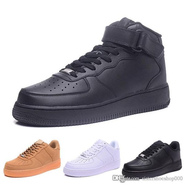

brand discount dunk men women flyline running shoes,sports skateboarding ones shoes high low cut white black