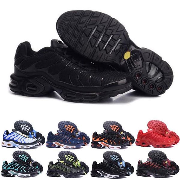 

2018 Running Shoes Men TN Shoes Tns Plus Air Fashion Increased Ventilation Casual Trainers fashion luxury mens women designer sandals shoes