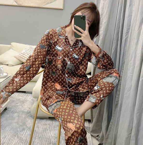 

Womencoral флис свитер брюки мягкие пижамы набор пижамы горячий сексуальный вскользь сатин письма домой пижаму Печатные буквы Пижамы Set