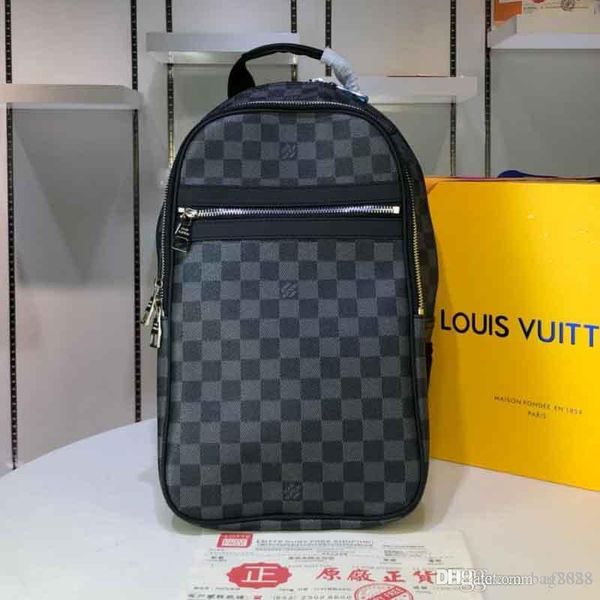 

Men and women general houlder bag multi functional large backpack leather production mountain lei ure bag n58042