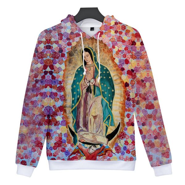 

our lady of guadalupe hoodies men women 3d printed hooded sweatshirts, Black