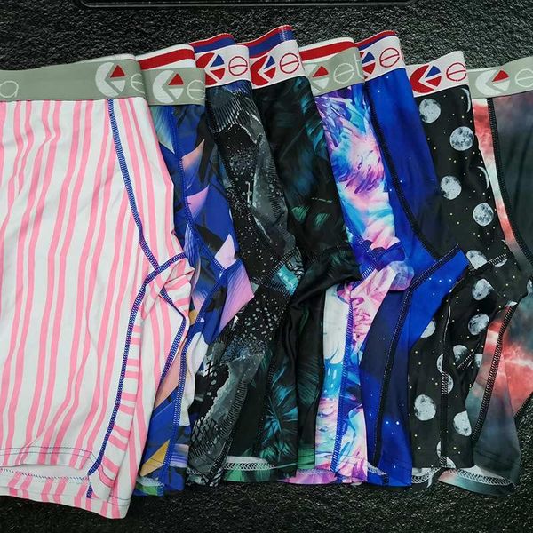 

quick dry men designer boxers panties underwear long boxer briefs skateboard street fashion hip-hop sports shorts boxer pants in stock, Black;white