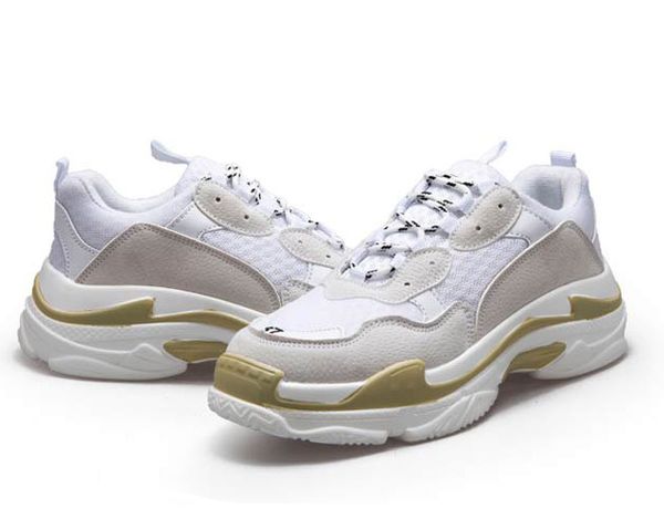 

triple s dad shoes triple-s casual old dad shoes trainer zapatos beige black men women casual shoes