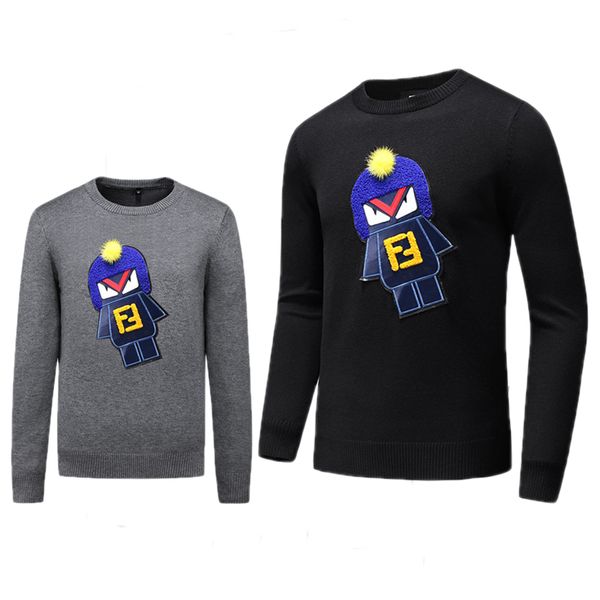 

designer mens sweater luxury pullover grey black solid color brand hoodies mens clothing long sleeve designer hoodie sale, White;black