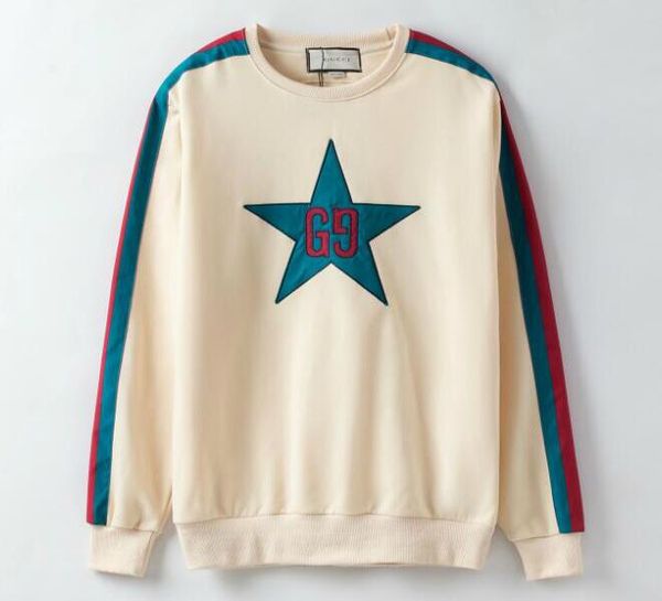 

новые мужские свитера толстовки осень марка толстовки для мужчин женские кофты со звездными буквами зимние мужские топы одежда -2xl доступн, White;black